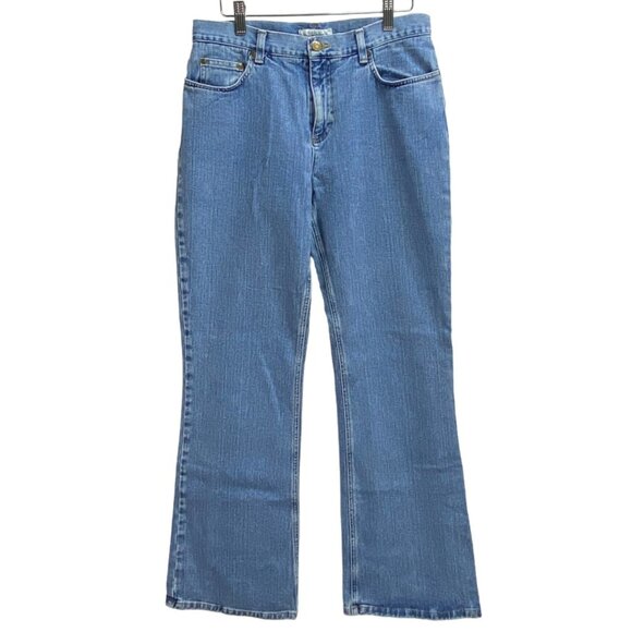 Jones Sport Stretch Denim Jeans Light Wash Size 10 - Picture 1 of 3